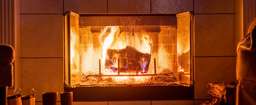 Mendota Hearth Landscape Fireplace Installation in Greenwood, South Carolina