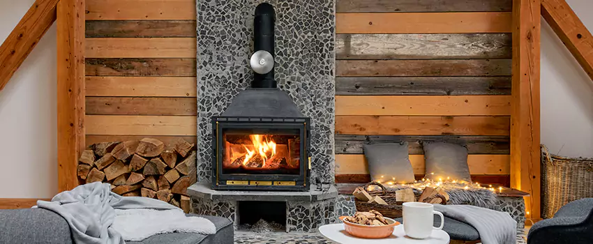 Thelin Hearth Products Direct Vent Gas Stove Fireplace Inspection in Greenwood, South Carolina